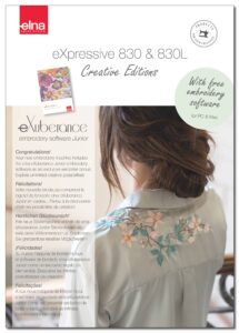 Brodeuse Elna eXpressive 830L : Logiciel + Livraison express offerts